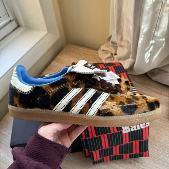 adidas Shoes - NEW adidas Samba Pony Wales Bonner Leopard